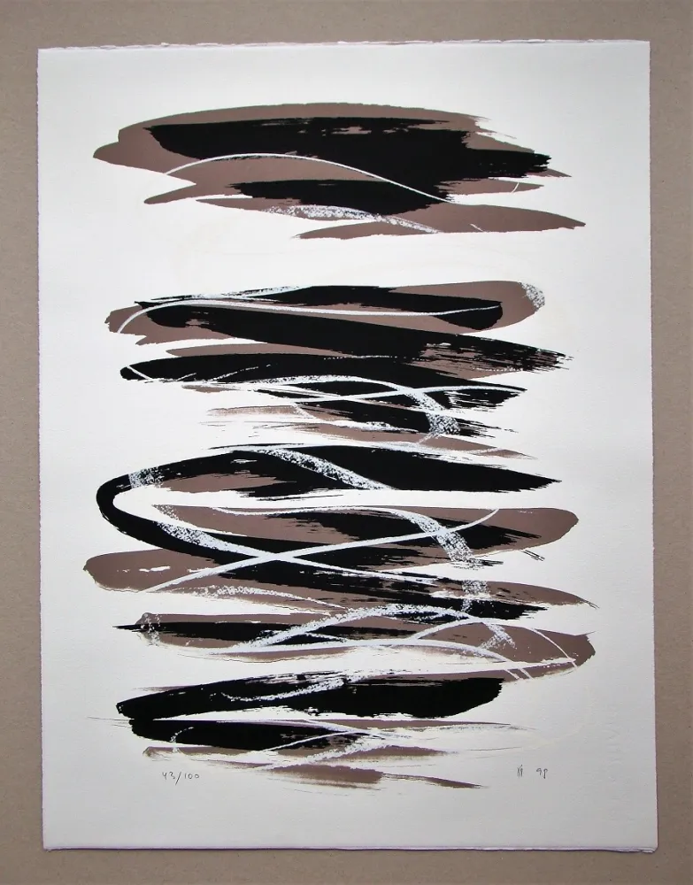 Screenprint Huber - Verses VII