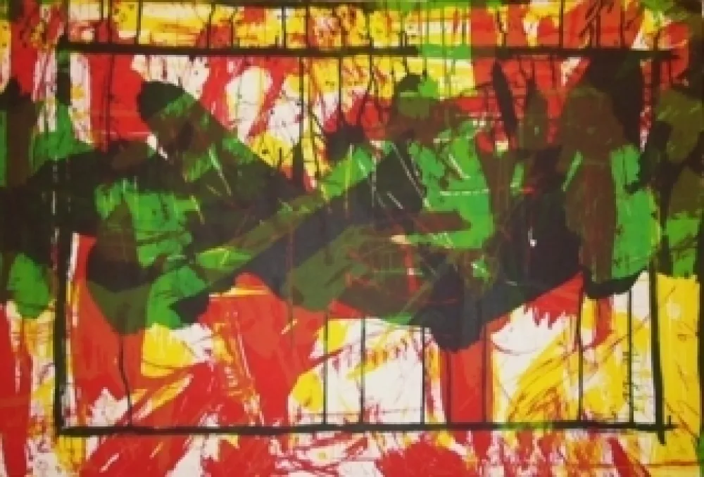 Lithograph Huftier - Jacqueline