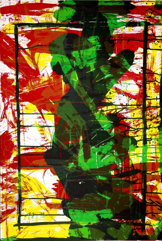 Lithograph Huftier - Jacqueline