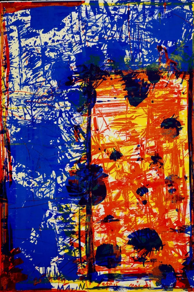 Lithograph Huftier - Matin, après midi