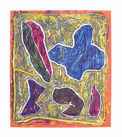 Lithograph Humair - Composition