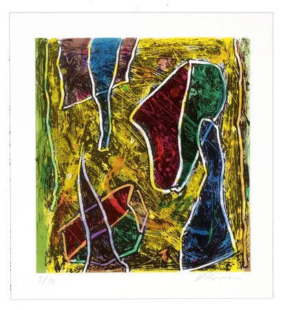 Lithograph Humair - Vd