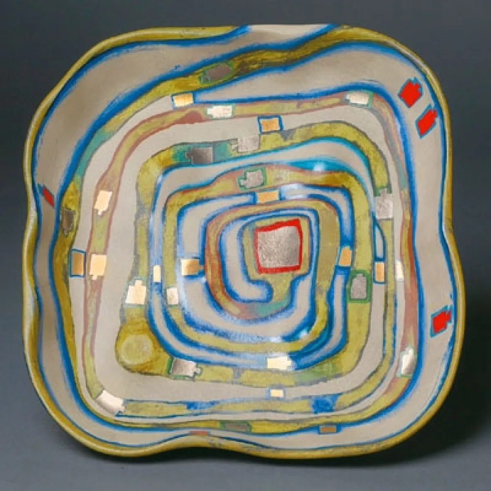 Screenprint Hundertwasser - Spiralental