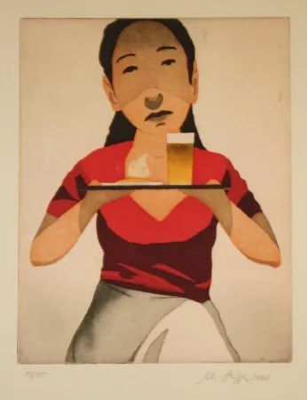 Etching And Aquatint Hüppi - Sans titre 2