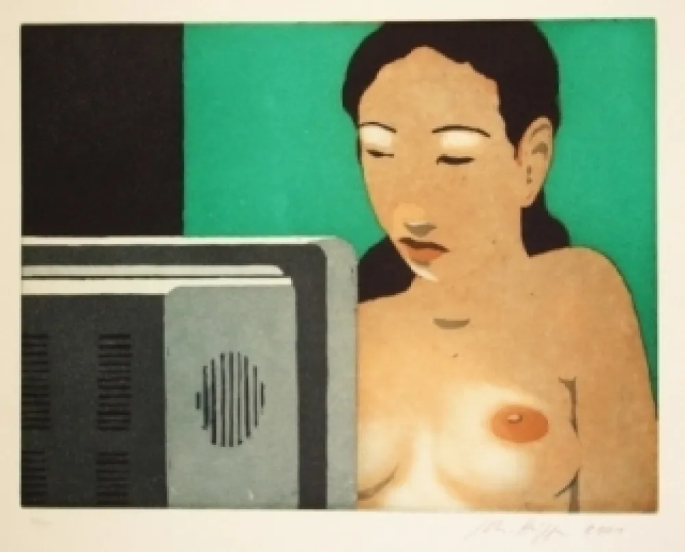 Etching And Aquatint Hüppi - Sans titre 4