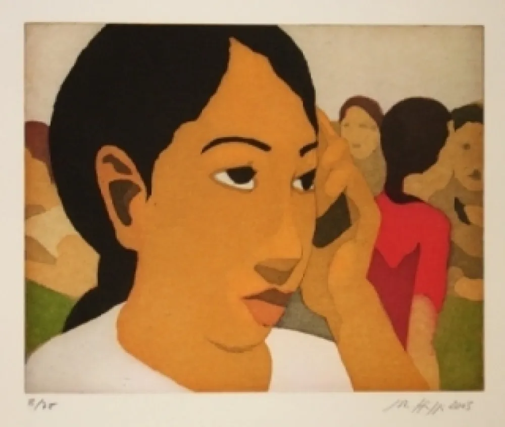 Etching And Aquatint Hüppi - Sans titre