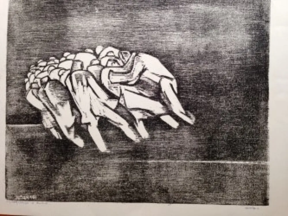 Engraving Ibarrola - Paisajes de Euskadi