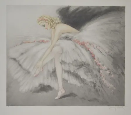 Etching Icart - Fair Dancer, Music Hall