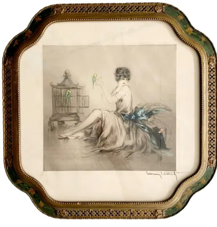 Etching And Aquatint Icart - Jealousy