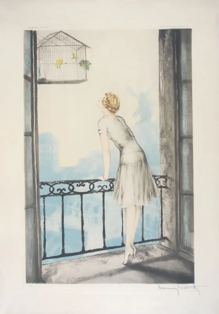 Engraving Icart - Montmartre