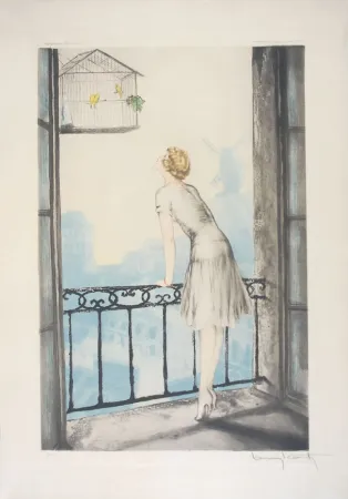 Engraving Icart - Montmartre