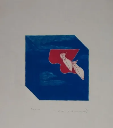 Etching And Aquatint Ikeda - Untitled