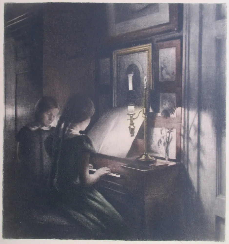 Etching Ilsted - Evening II