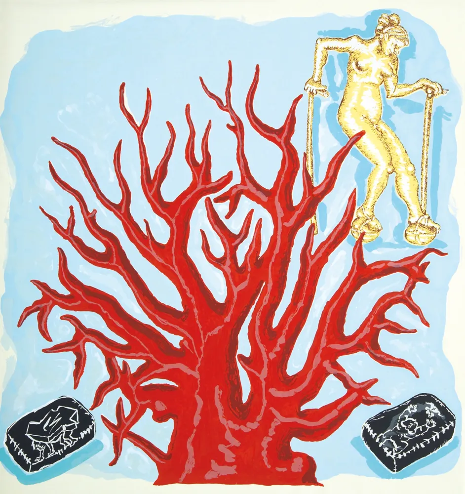 Screenprint Immendorff - Energie