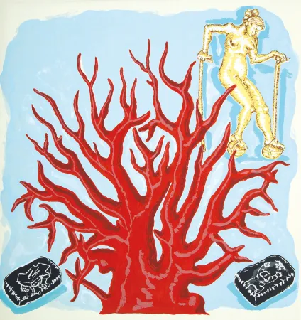 Screenprint Immendorff - Energie