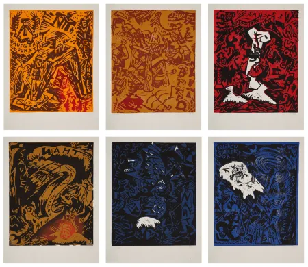 Linocut Immendorff - 
