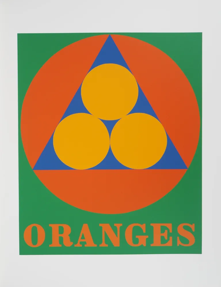 Screenprint Indiana - American Dream : Oranges