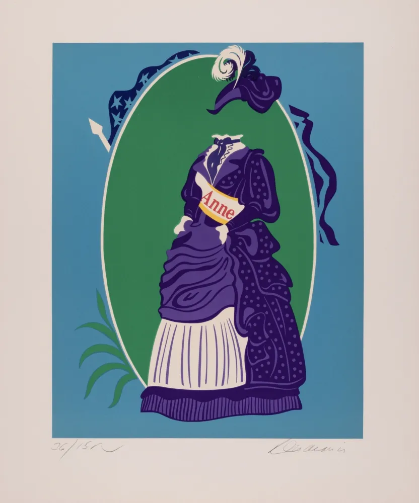 Screenprint Indiana - Anne, 1977 - Hand-signed