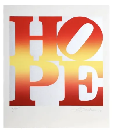 Screenprint Indiana - Autumn, from Four Seasons of Hope 