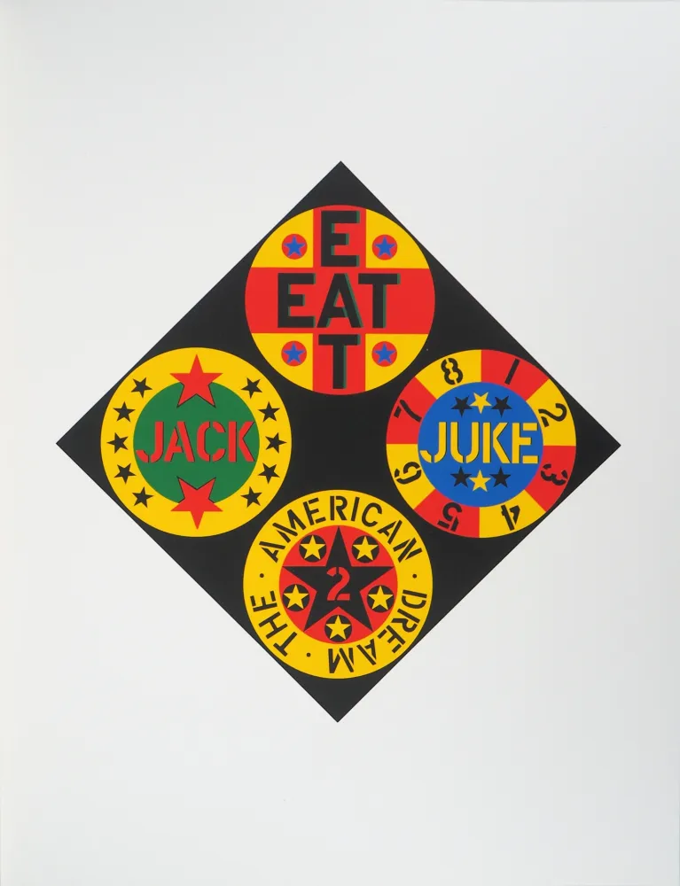 Screenprint Indiana - Black Diamond American Dream