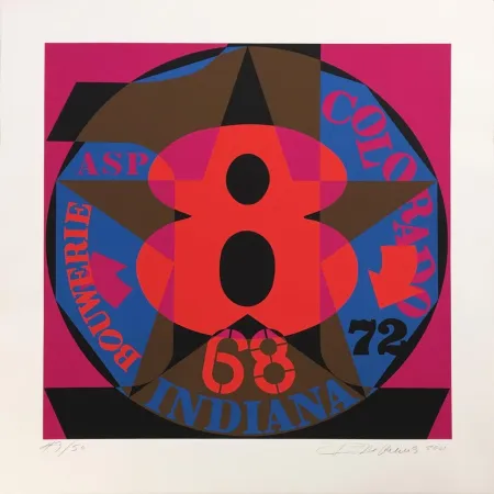 Screenprint Indiana - Decade Autoportrait '68