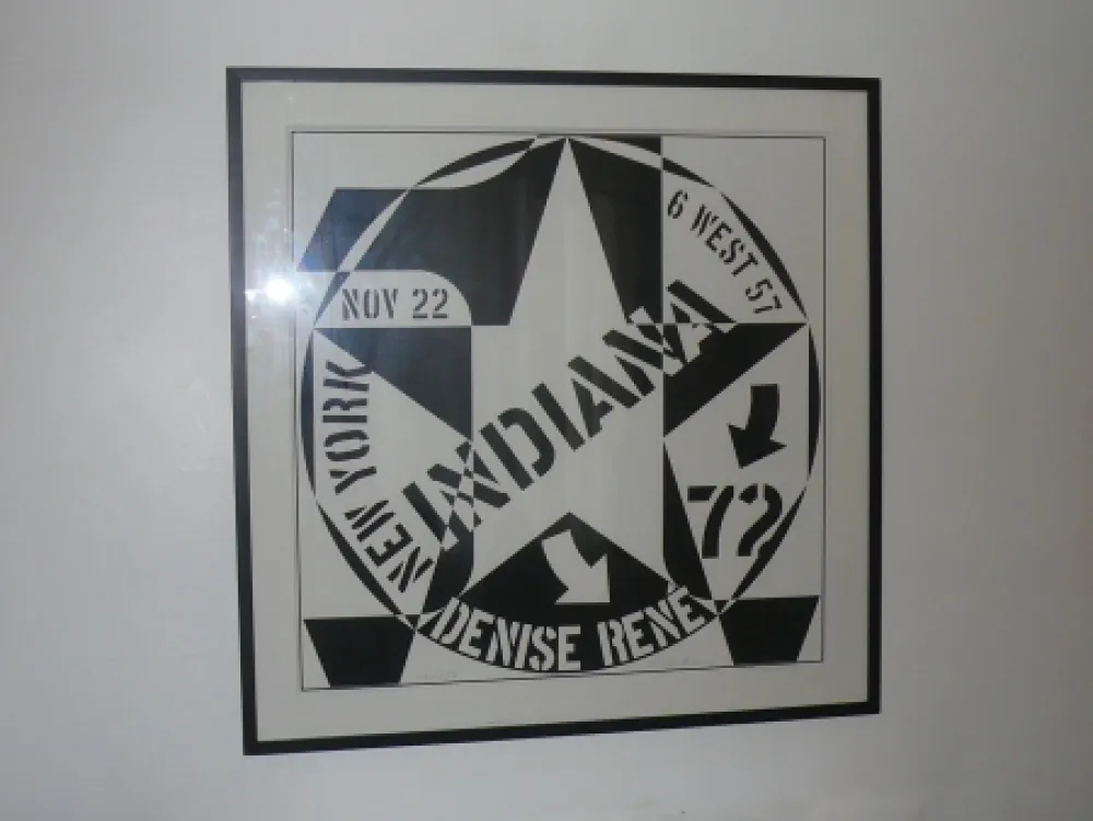 Lithograph Indiana - Denise René - NY