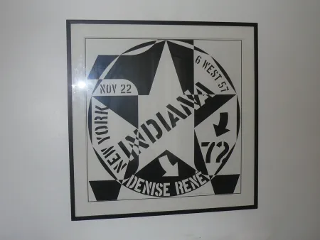 Lithograph Indiana - Denise René - NY