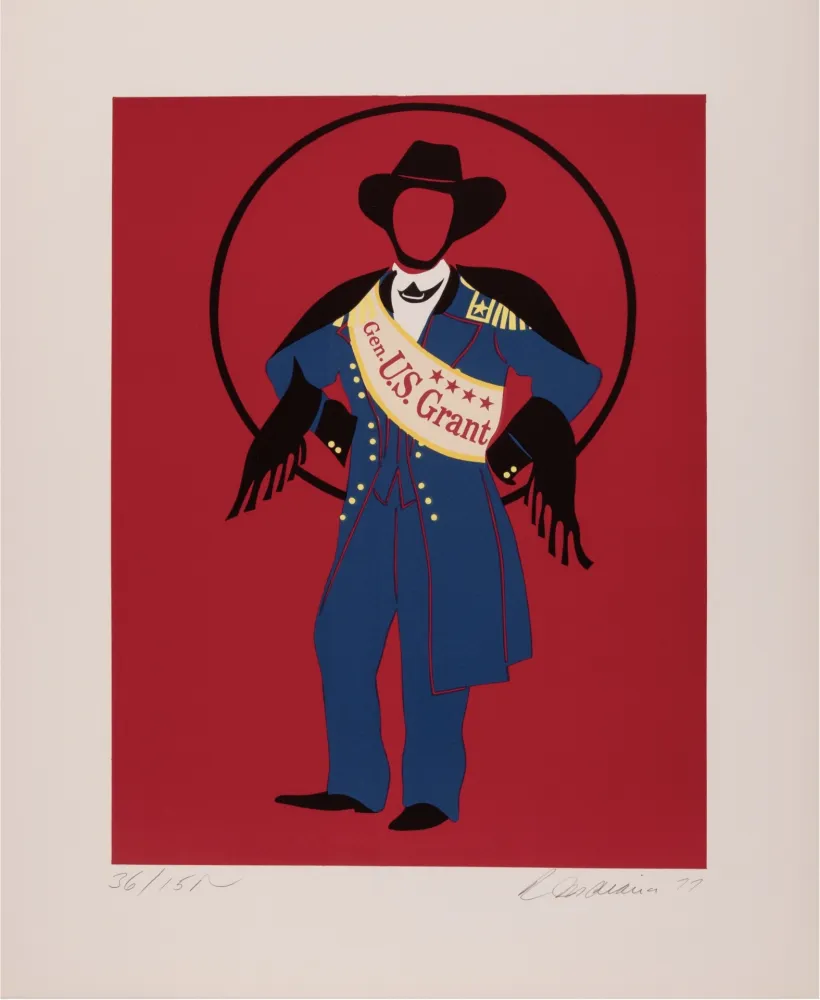Screenprint Indiana - General Ulysses S. Grant, 1977 - Hand-signed