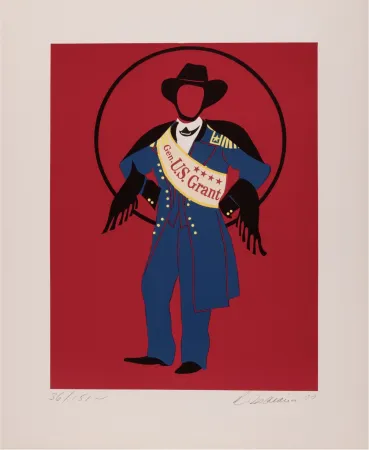 Screenprint Indiana - General Ulysses S. Grant, 1977 - Hand-signed
