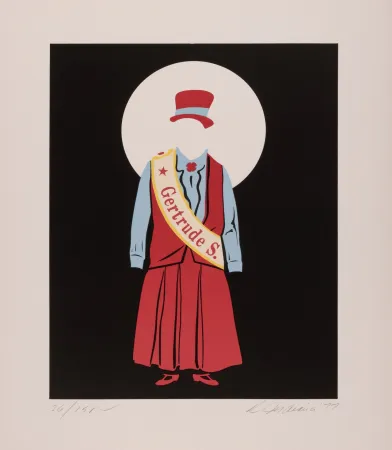 Screenprint Indiana - Gertrude Stein, 1977 - Hand-signed