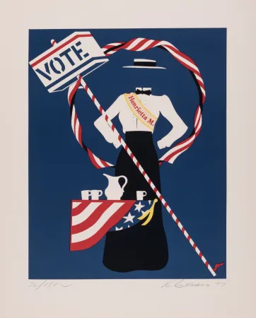 Screenprint Indiana - Henrietta Martin, 1977 - Hand-signed