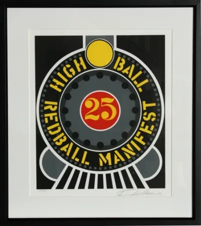 Screenprint Indiana - High Ball Redball Manifest