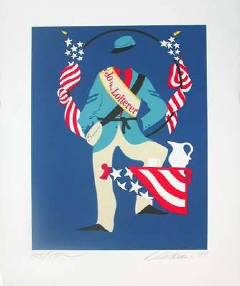 Screenprint Indiana - Jo the Loiterer