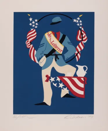 Screenprint Indiana - Jo the Loiterer, 1977 - Hand-signed