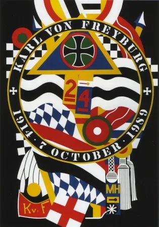 Screenprint Indiana - KVF I, from The Hartley Elegies