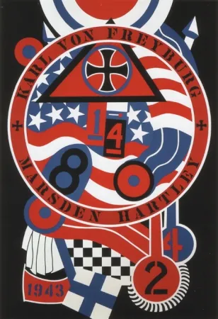 Screenprint Indiana - KVF II, from The Hartley Elegies