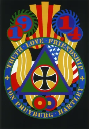 Screenprint Indiana - KVF V, from The Hartley Elegies