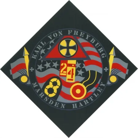 Screenprint Indiana - KVF VII, from The Hartley Elegies