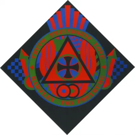 Screenprint Indiana - KVF VIII, from The Hartley Elegies