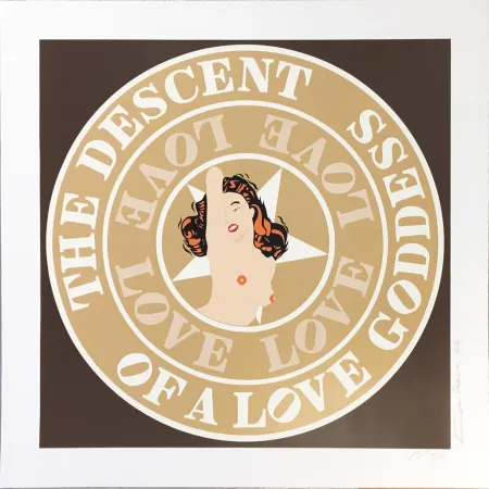 Screenprint Indiana - (Marilyn) Descent of a Love Goddess
