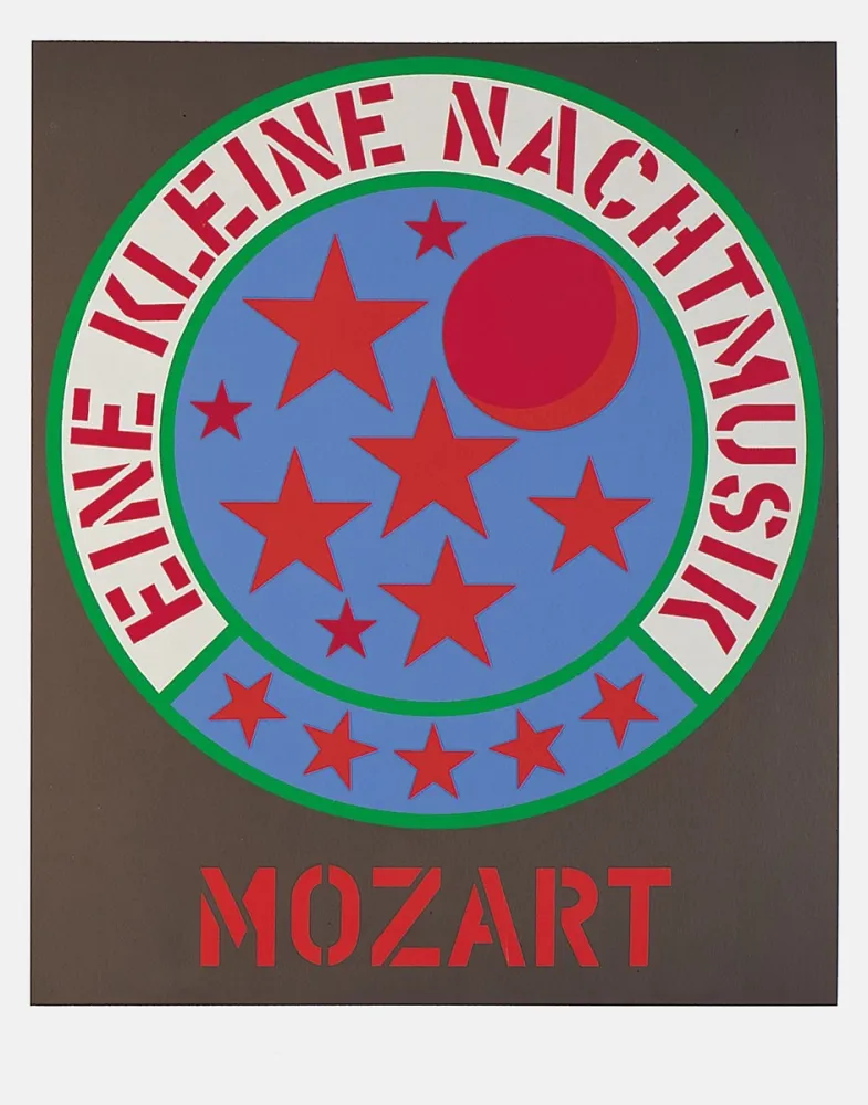 Screenprint Indiana - Mozart - Eine kleine Nachtmusik