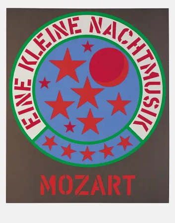 Screenprint Indiana - Mozart - Eine kleine Nachtmusik