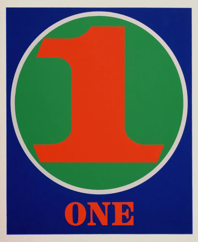 Screenprint Indiana - Number 1, 1968