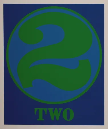 Screenprint Indiana - Number 2, 1968