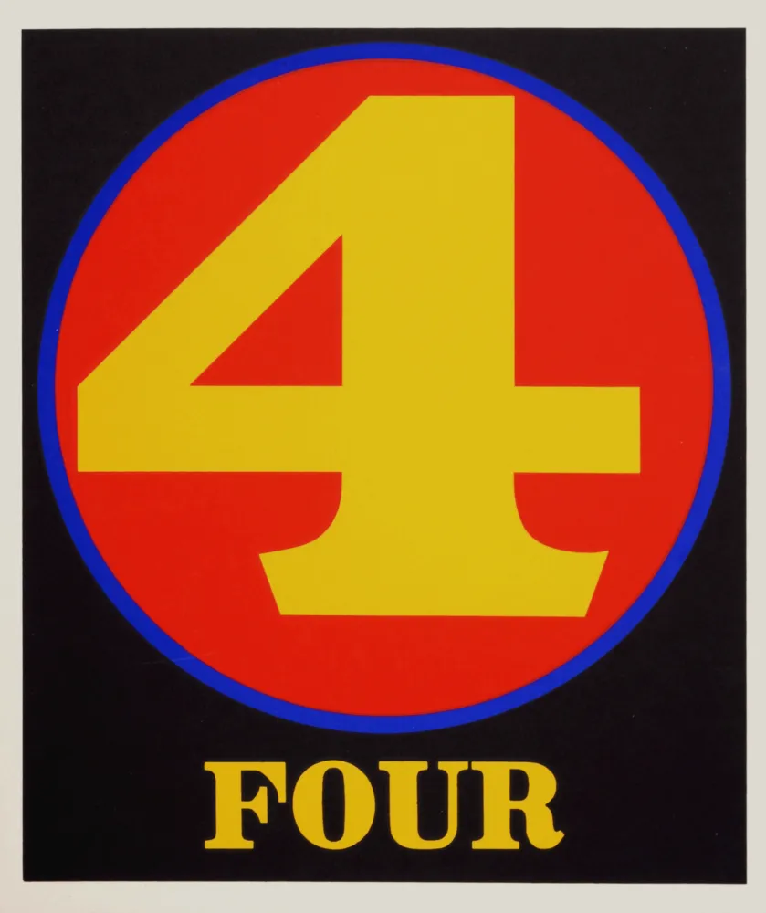 Screenprint Indiana - Number 4, 1968