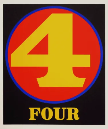 Screenprint Indiana - Number 4, 1968