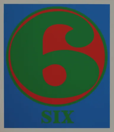 Screenprint Indiana - Number 6, 1968