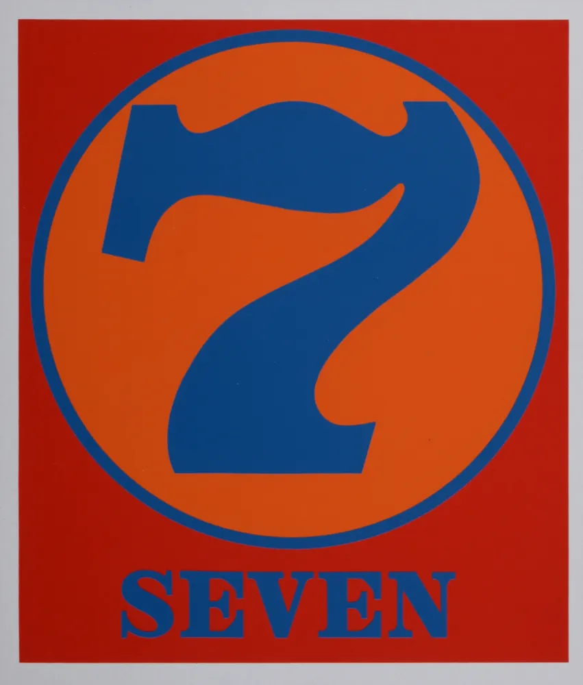 Screenprint Indiana - Number 7, 1968