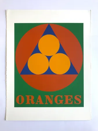 Screenprint Indiana - Oranges / The American Dream