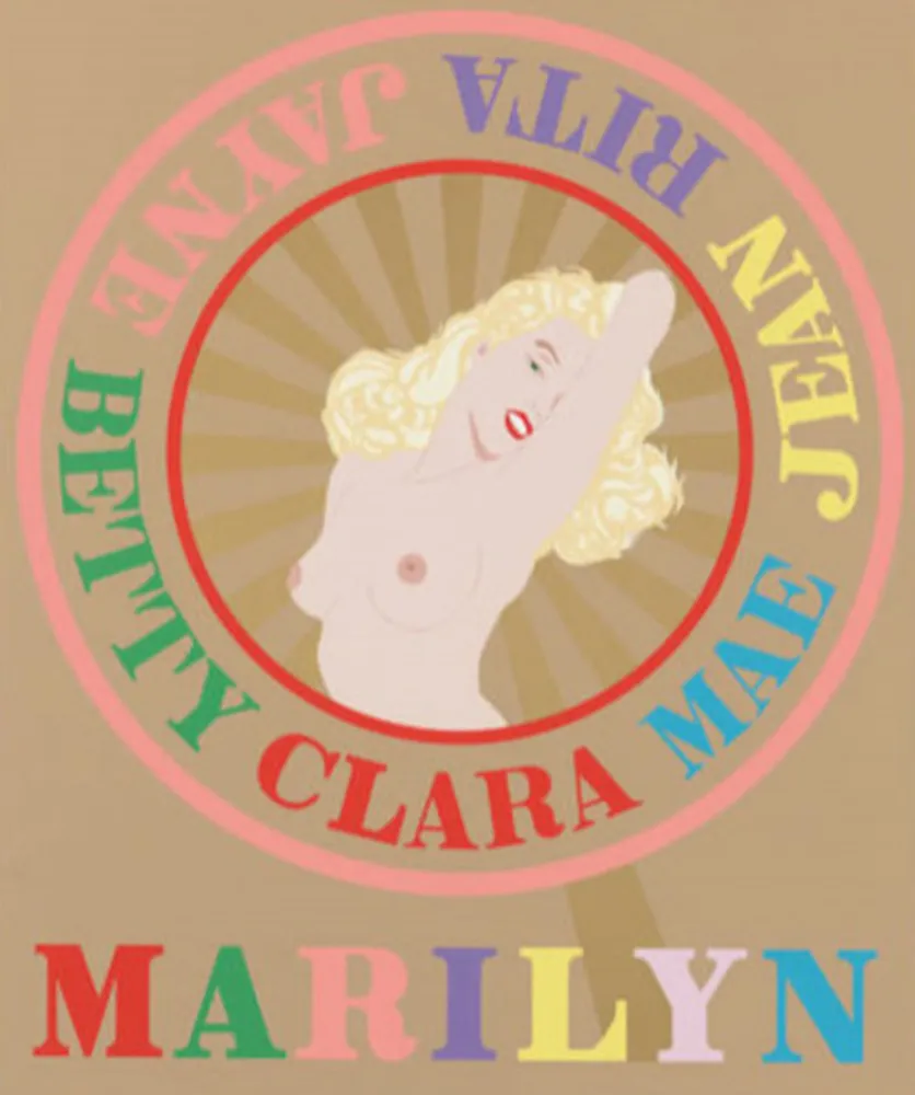 Screenprint Indiana - Sunburst Marilyn